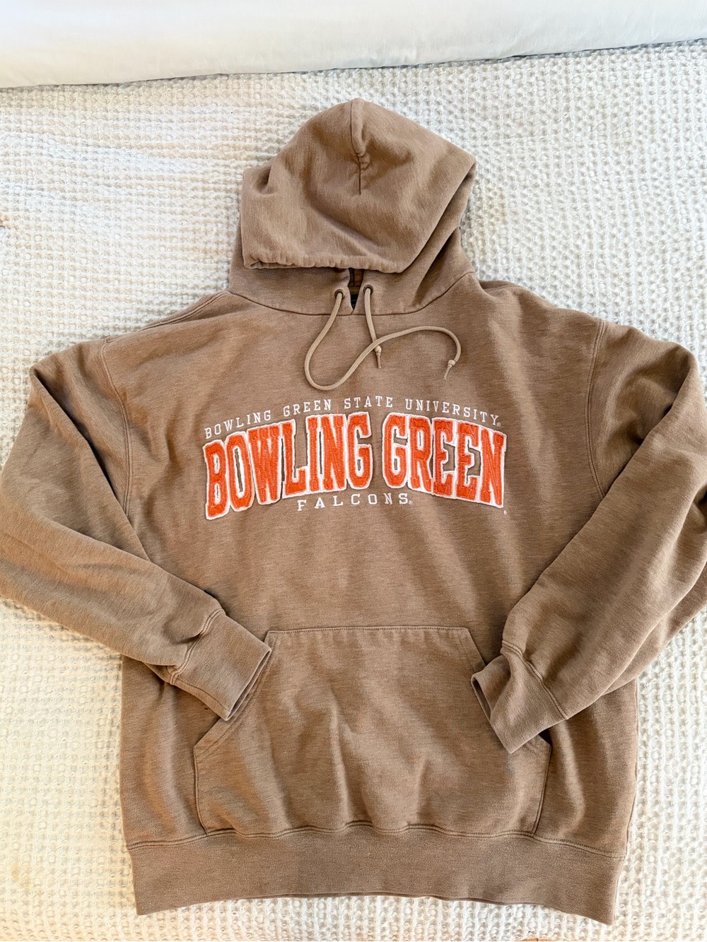 Vintage Bowling Green Falcons Brown Hoodie - Jansport Men’s Sweatshirt